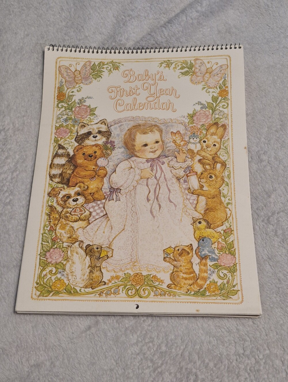 Vintage 1982 Current Inc Babys First Year Calendar Unused Memory Book